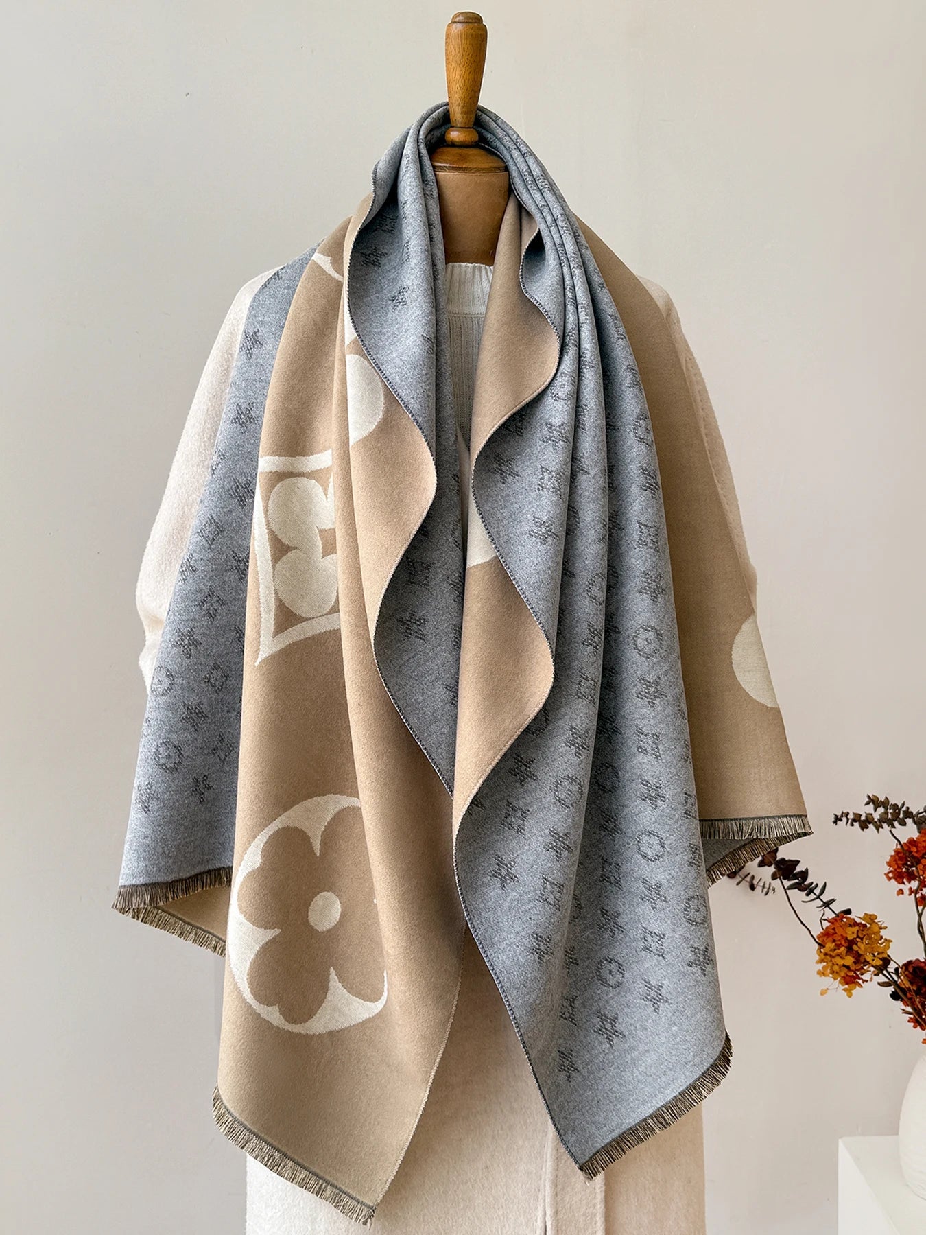 Luxurious Faux Cashmere Winter Scarf & Neck Warmer
