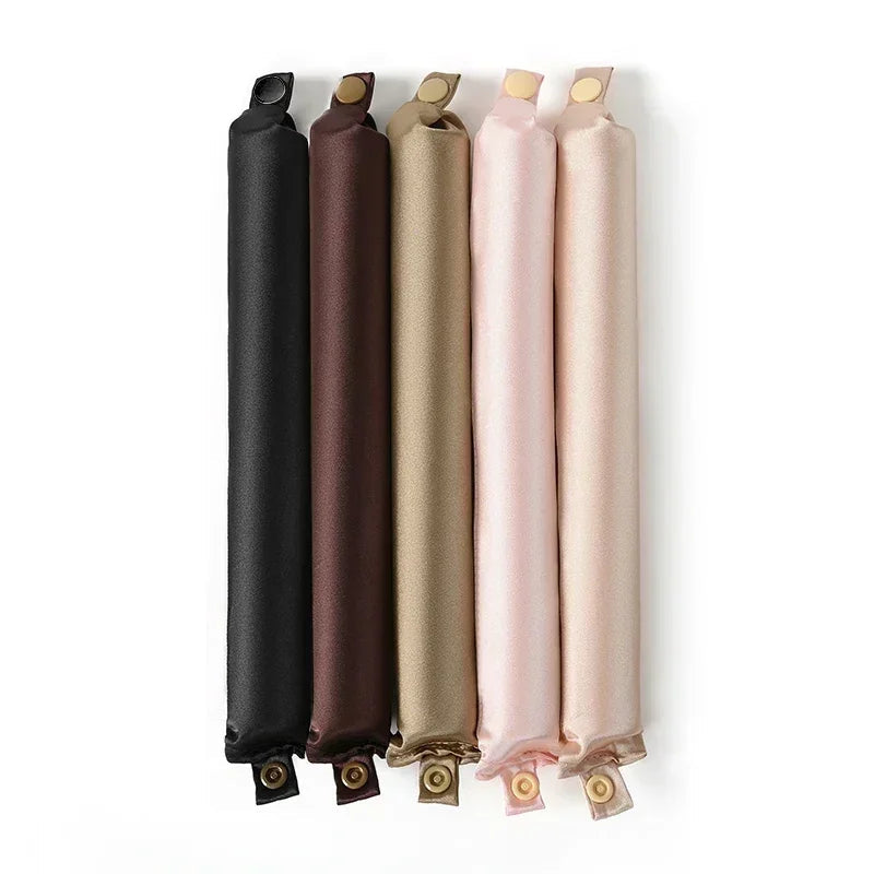 Satin Headband Heatless Hair Curler – Overnight No-Heat Style for Soft, Natural Curls