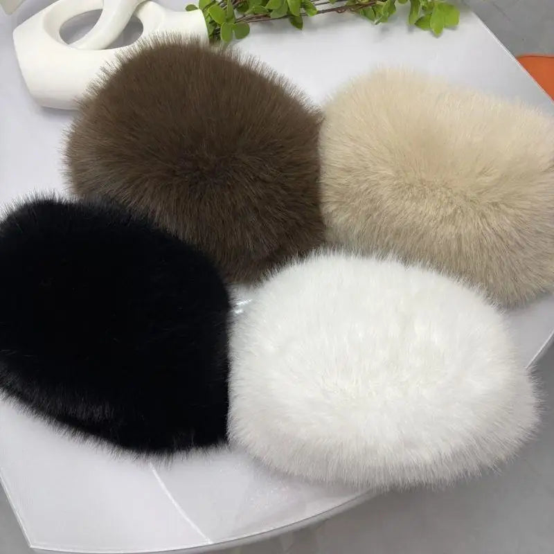 Luxurious Faux Fur Winter Hat