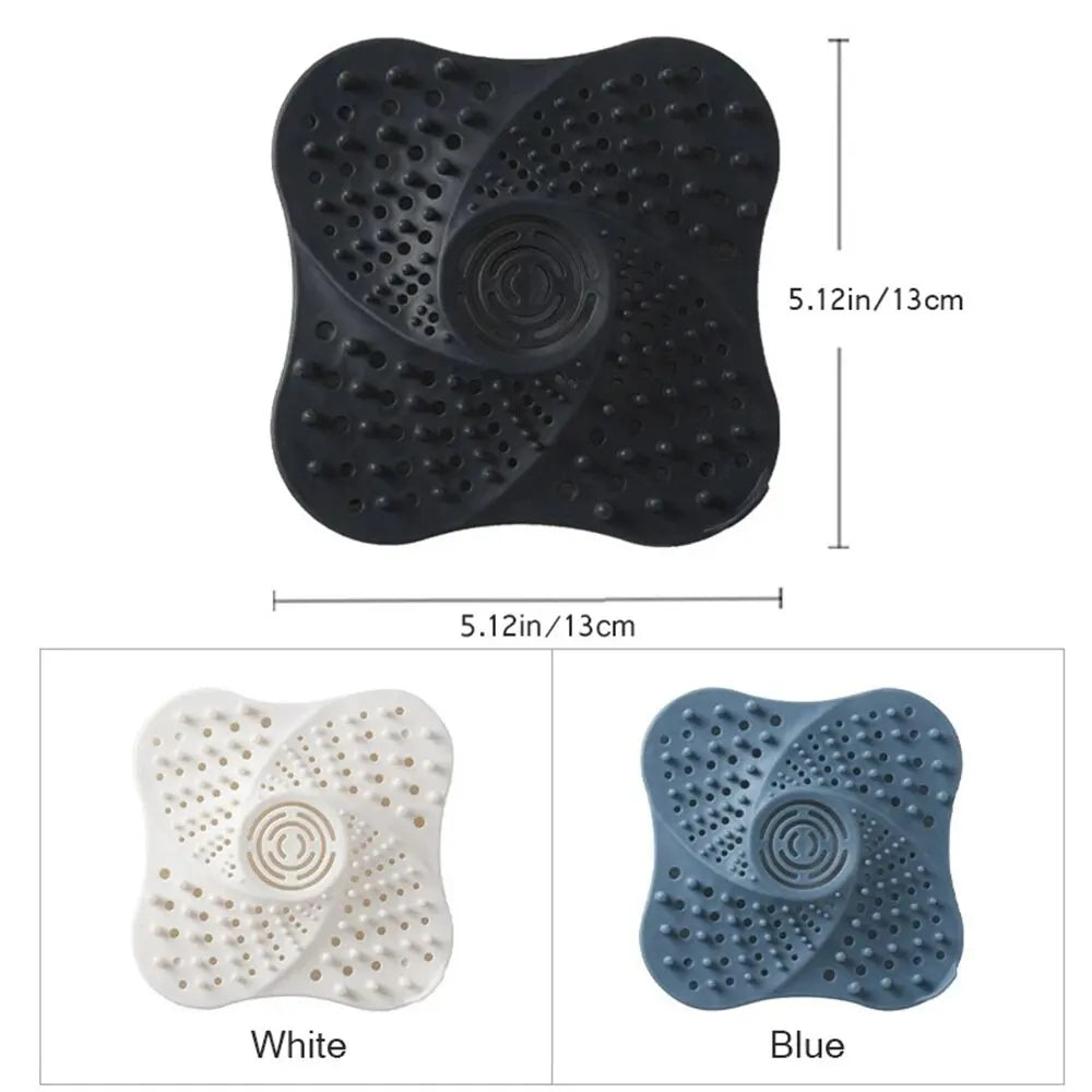 Anti-Blocking Spiral Hair Catcher for Shower Drain