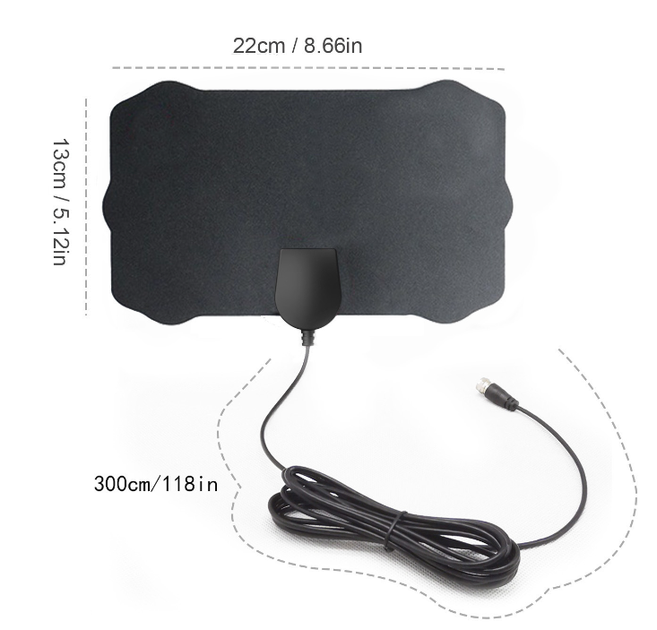 Indoor Satellite HDTV Antenna - Crystal-Clear HD Reception, Easy Setup