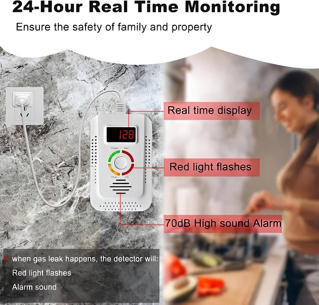 Plug-In Home Gas & Carbon Monoxide Detector