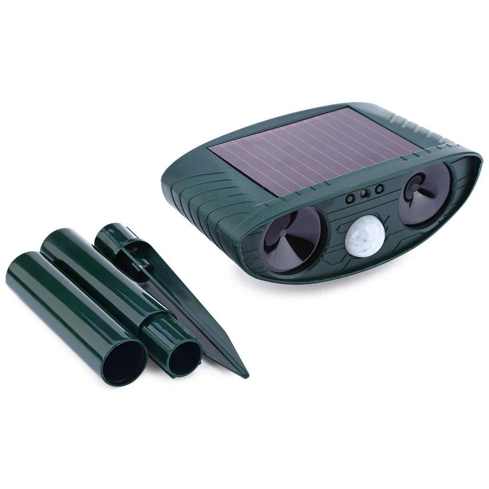 Ultrasonic Woodpecker Deterrent - Humane Bird Repellent for Trees and Homes