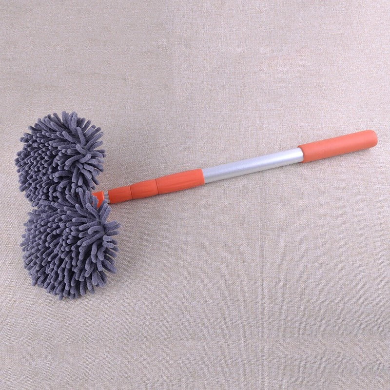 Car Wash Brush with Rotating Head for Effortless, Thorough Cleaning