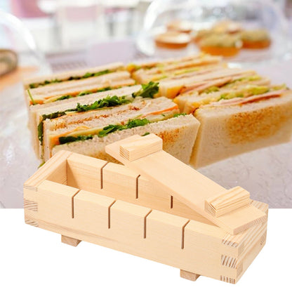 Premium Handcrafted Wooden Sushi Maker Press Mold for Perfect Rolls