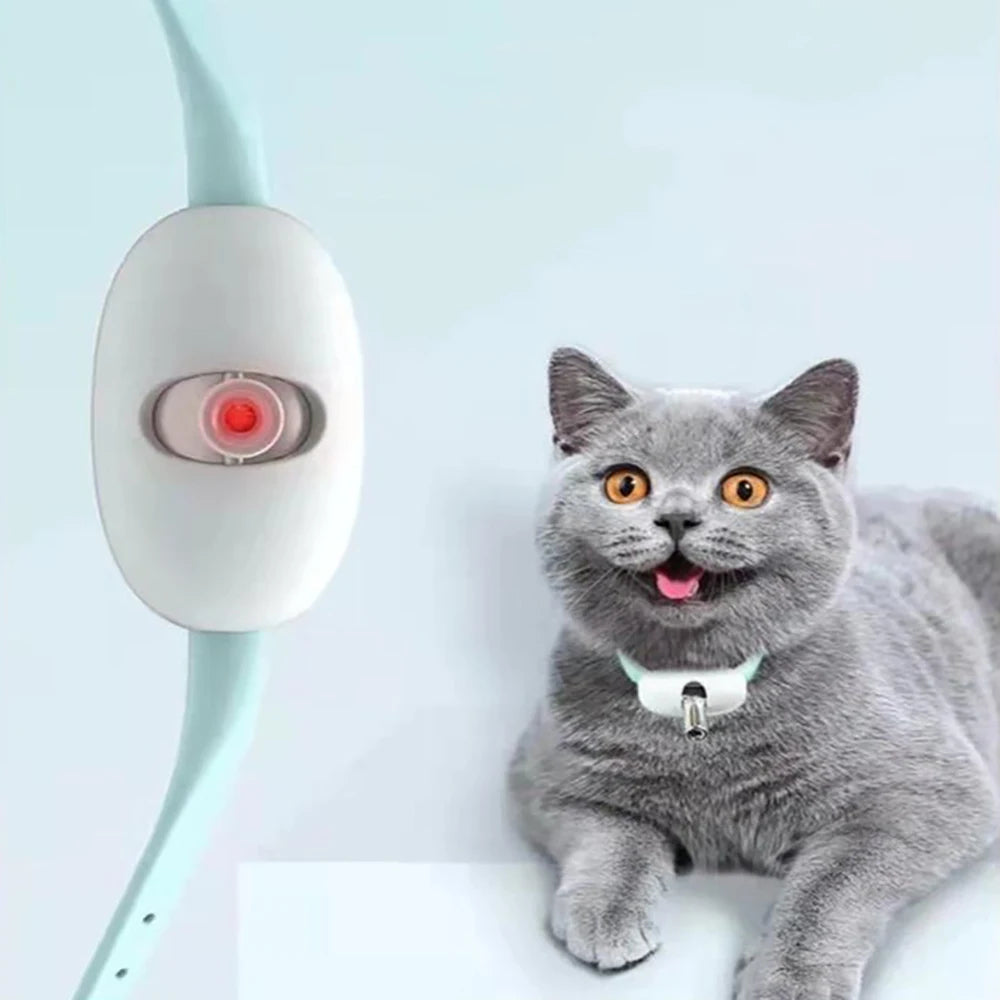 Rechargeable Interactive Laser Cat Collar with USB Charging