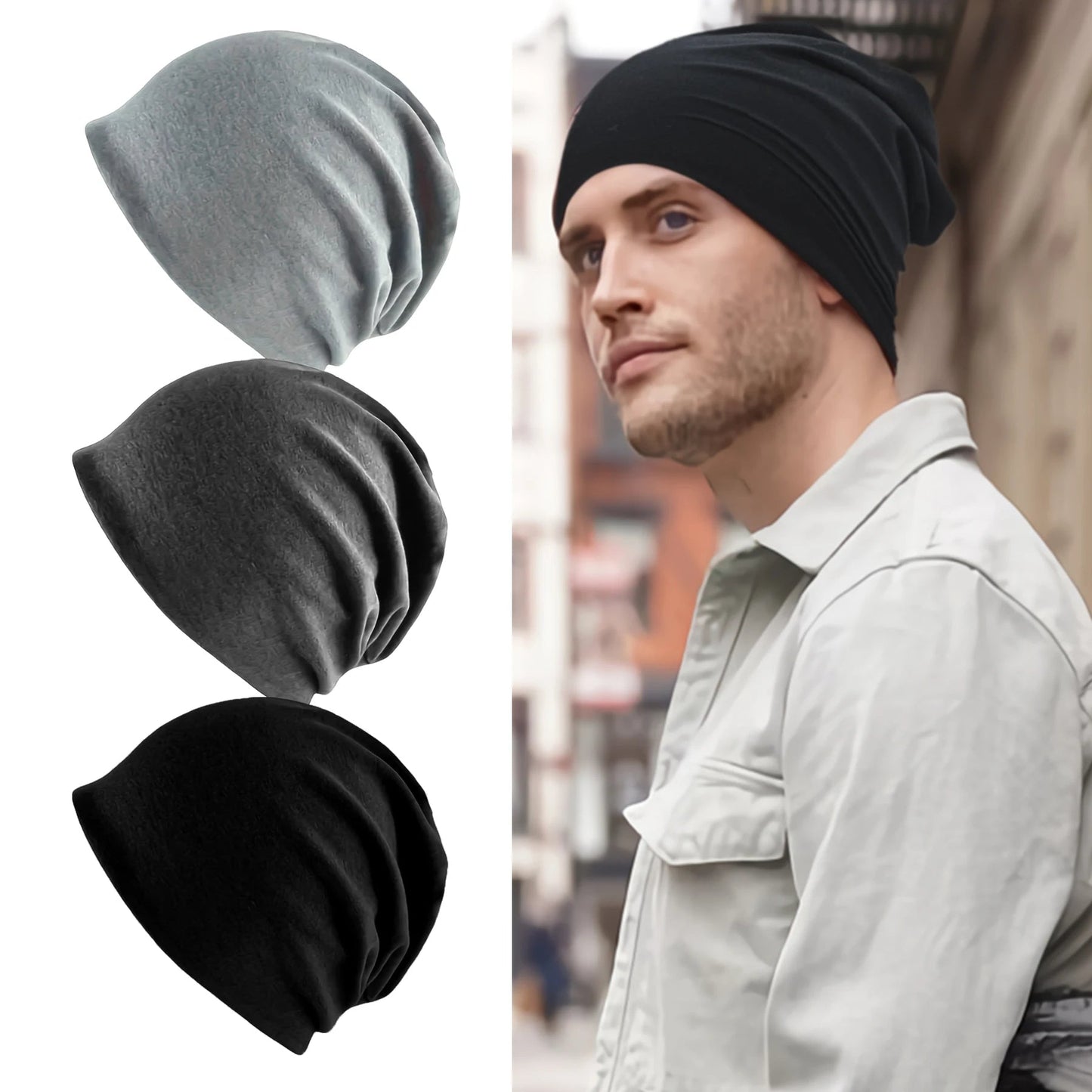 Cozy Slouch Beanie Hat - Soft Knit Cap for Everyday Warmth