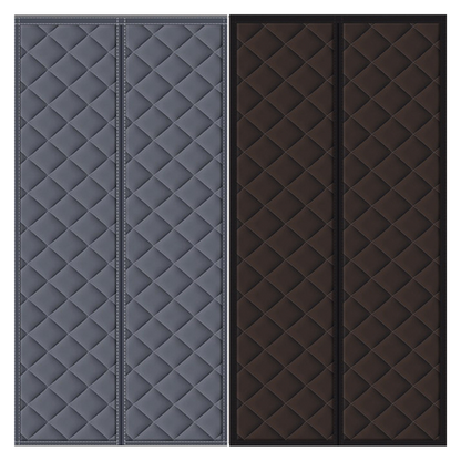 Magnetic Thermal Door Insulation Curtain for Winter - Keeps Drafts Out