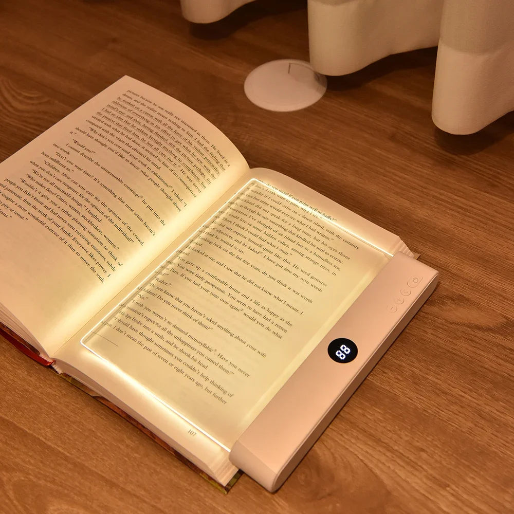 LED Night-Vision Flat-Panel Reading Light - Slim, Ultra-Bright Desk Lamp for Comfortable Reading