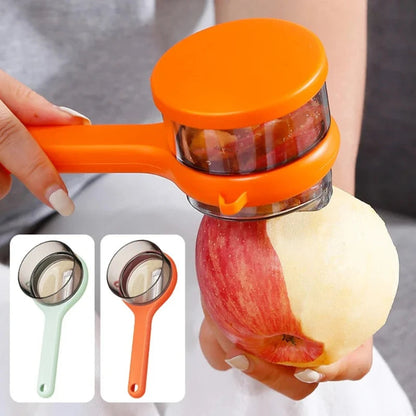 Ergonomic Vegetable Peeler with Non-Slip Grip and Built-In Storage
