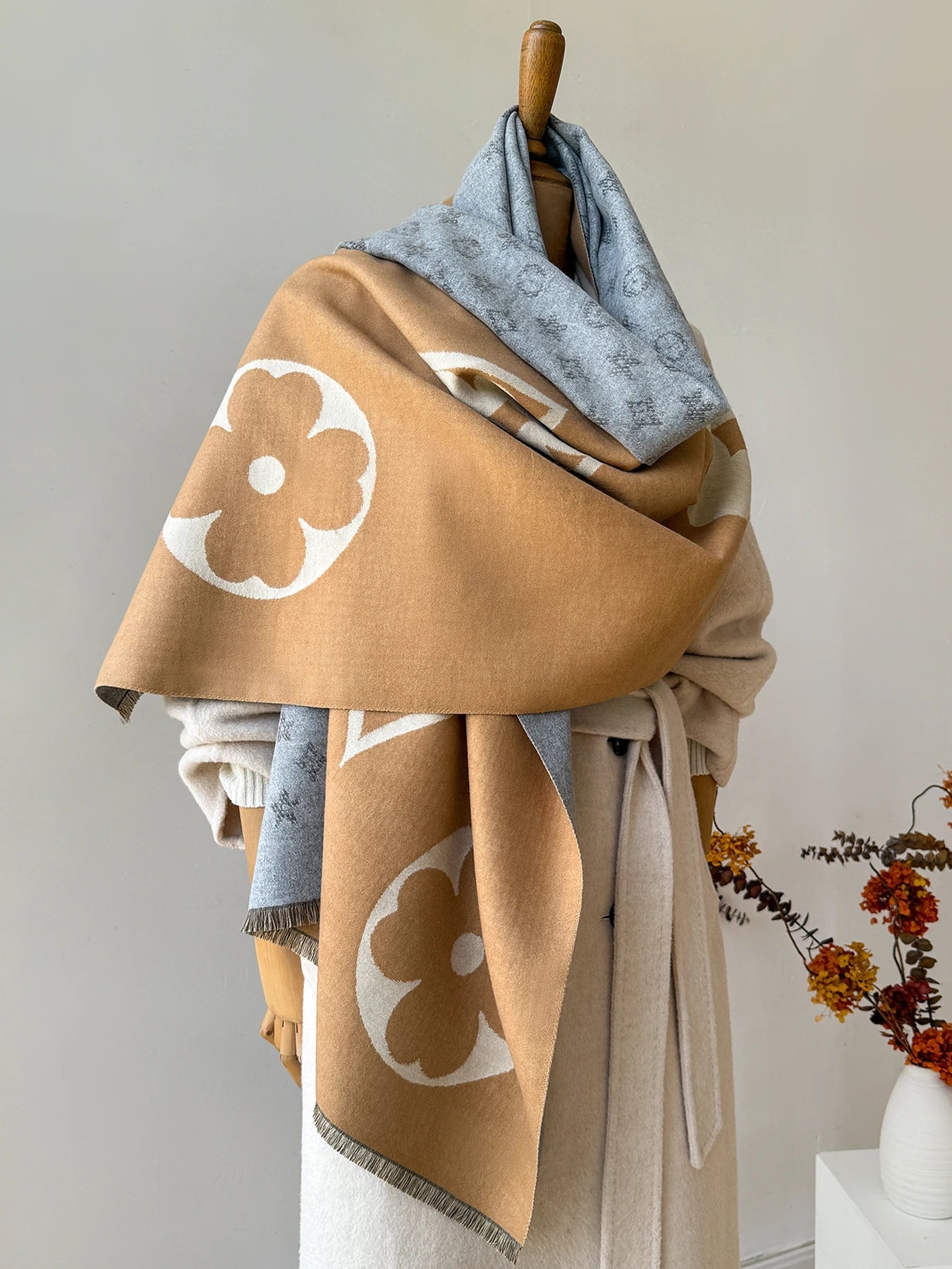 Luxurious Faux Cashmere Winter Scarf & Neck Warmer