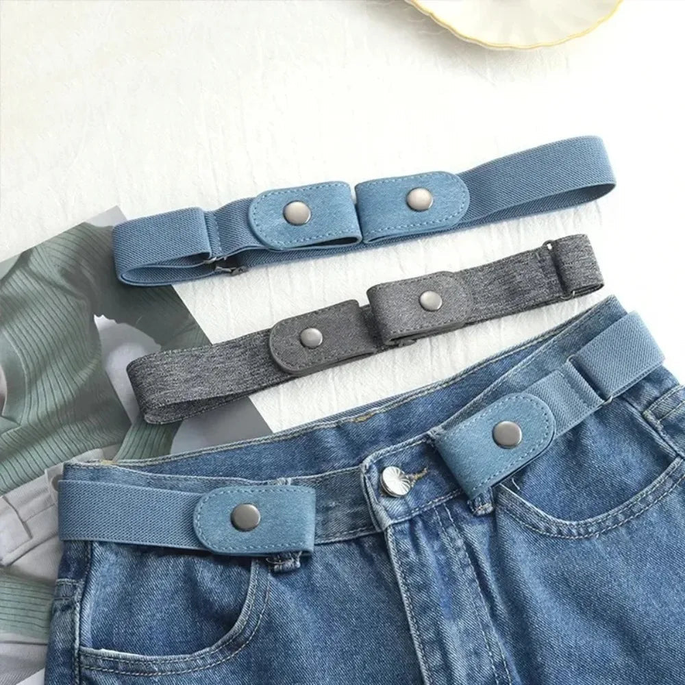 Invisible No-Buckle Adjustable Elastic Belt – Seamless Comfort