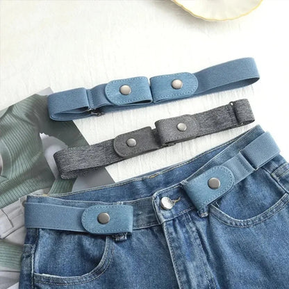 Invisible No-Buckle Adjustable Elastic Belt – Seamless Comfort