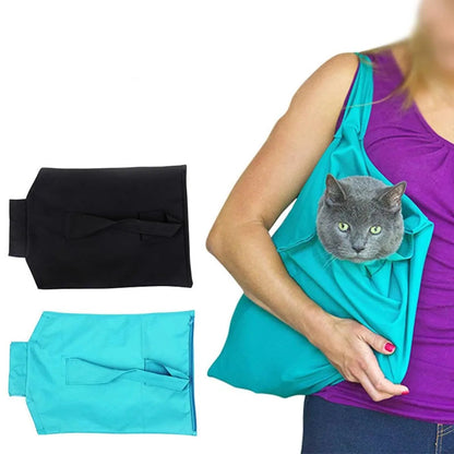 Scratch-Guard Travel Cat Carrier Pouch for Safe, Comfortable Journeys