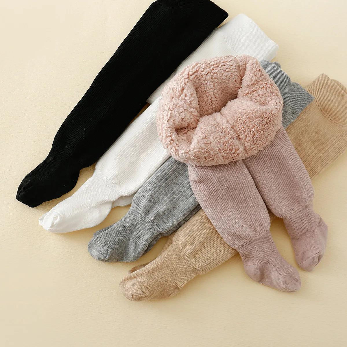 Kids' Cozy Fleece-Lined Winter Leggings