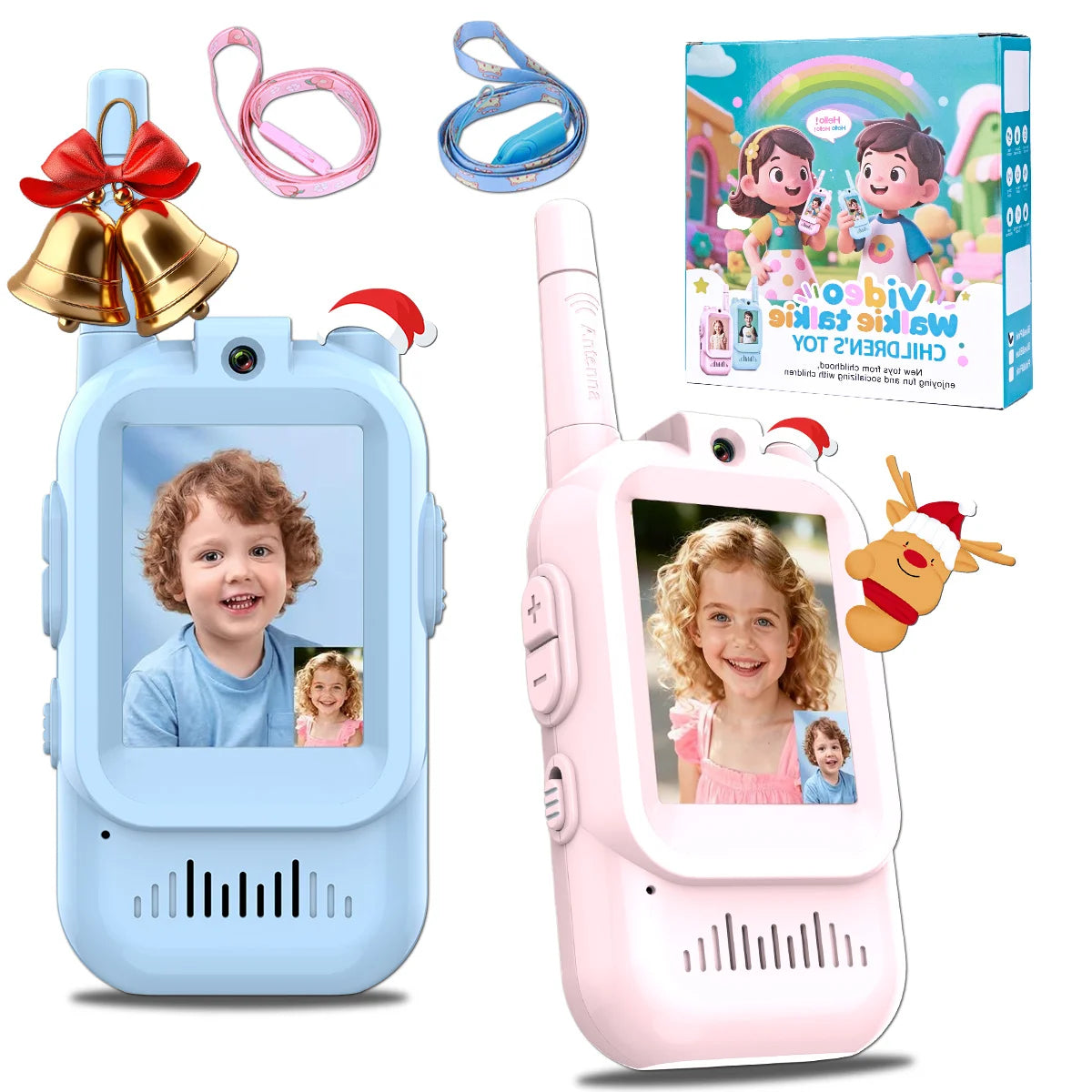 Kids' 2-Pack Video Walkie Talkies