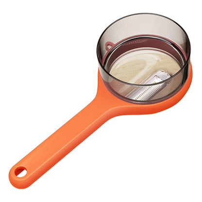 Ergonomic Vegetable Peeler with Non-Slip Grip and Built-In Storage
