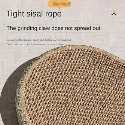 Cozy Oval Sisal 2-in-1 Cat Scratcher & Bed