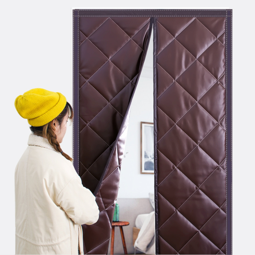 Magnetic Thermal Door Insulation Curtain for Winter - Keeps Drafts Out