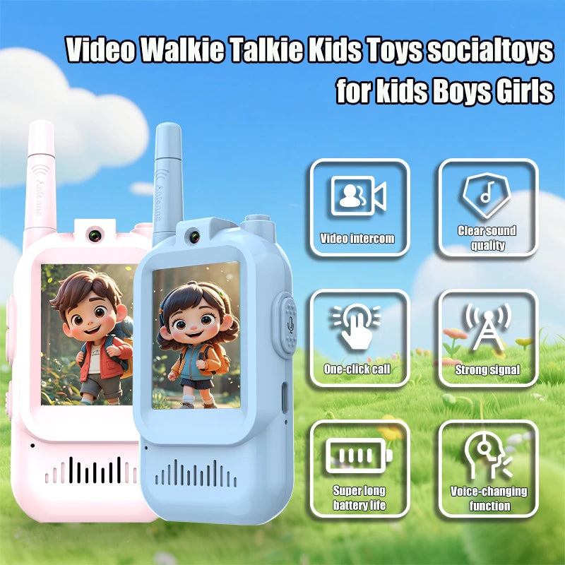 Kids' 2-Pack Video Walkie Talkies
