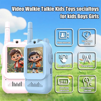 Kids' 2-Pack Video Walkie Talkies