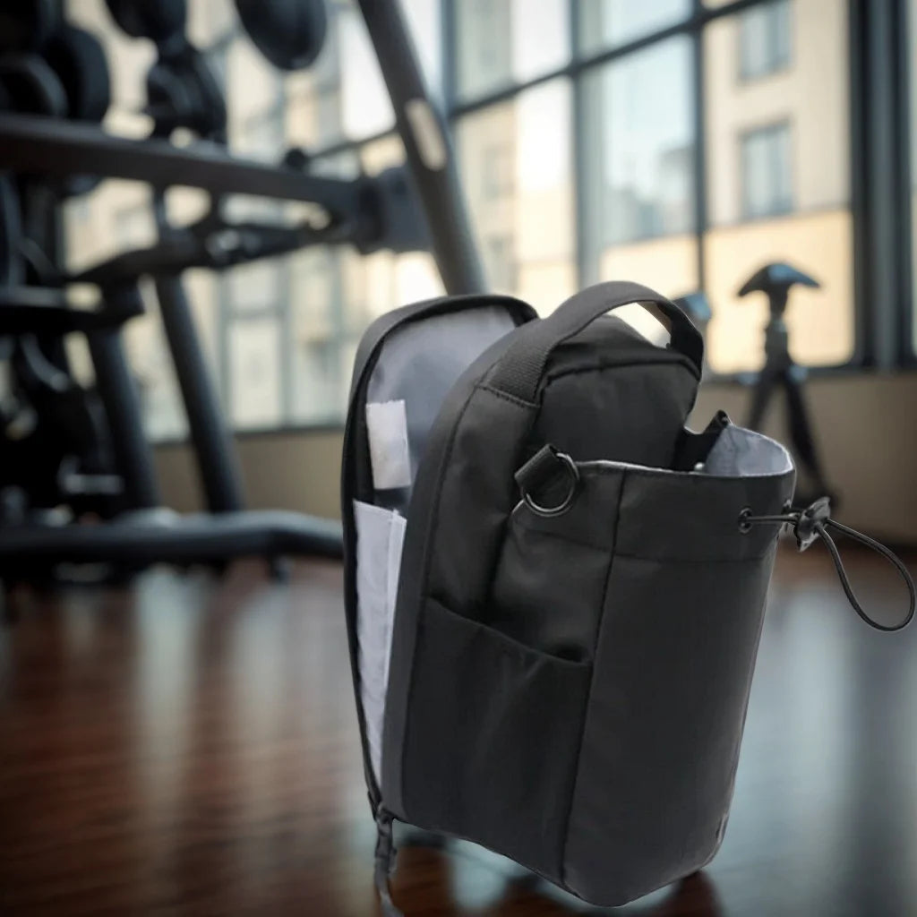 Magnetic Multi-Way Fitness Bottle Carrier Bag