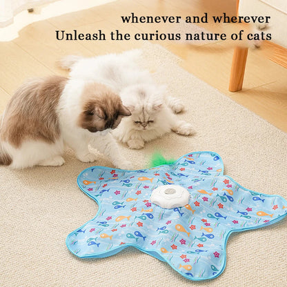 Automatic Hide-and-Seek Interactive Cat Toy for Endless Fun