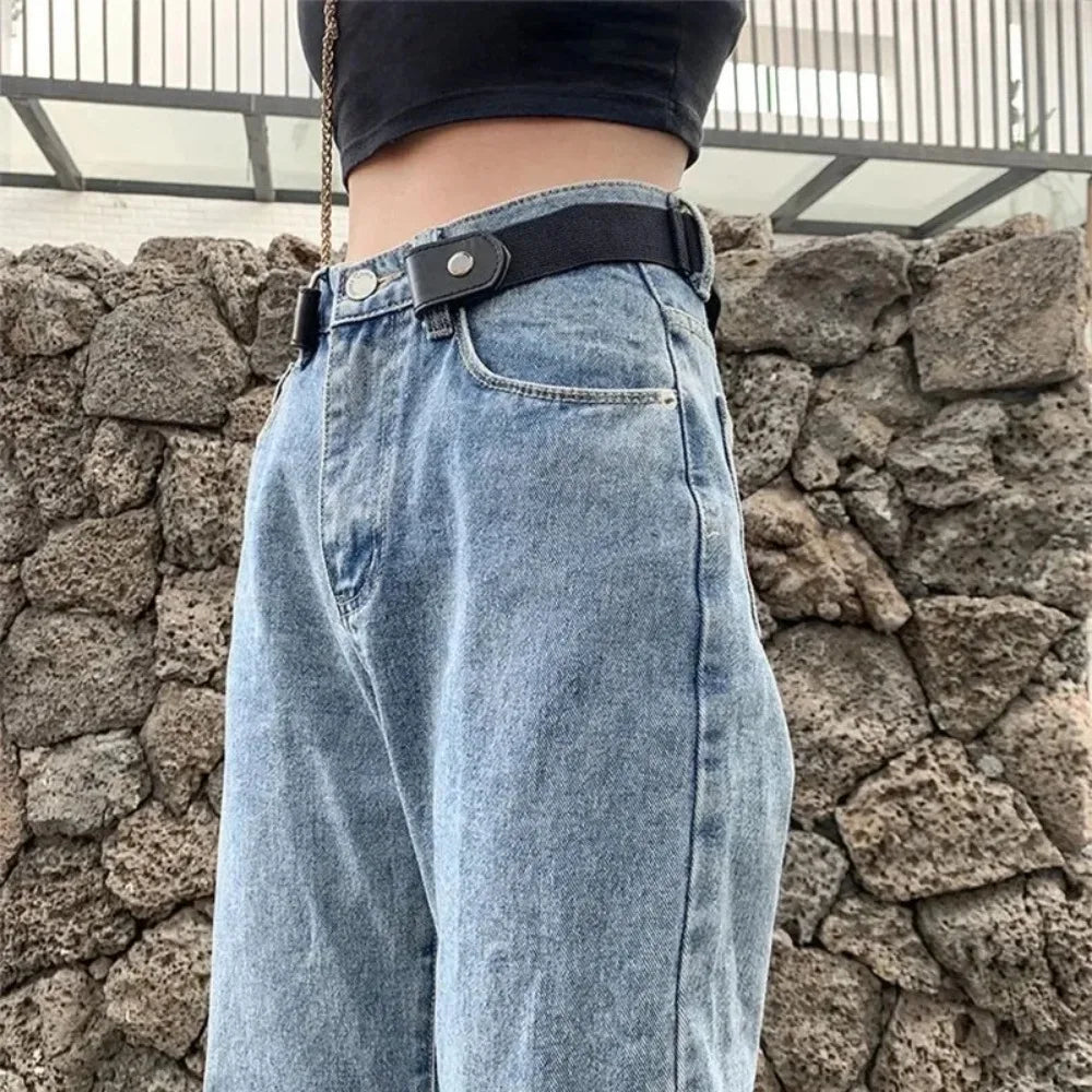 Invisible No-Buckle Adjustable Elastic Belt – Seamless Comfort