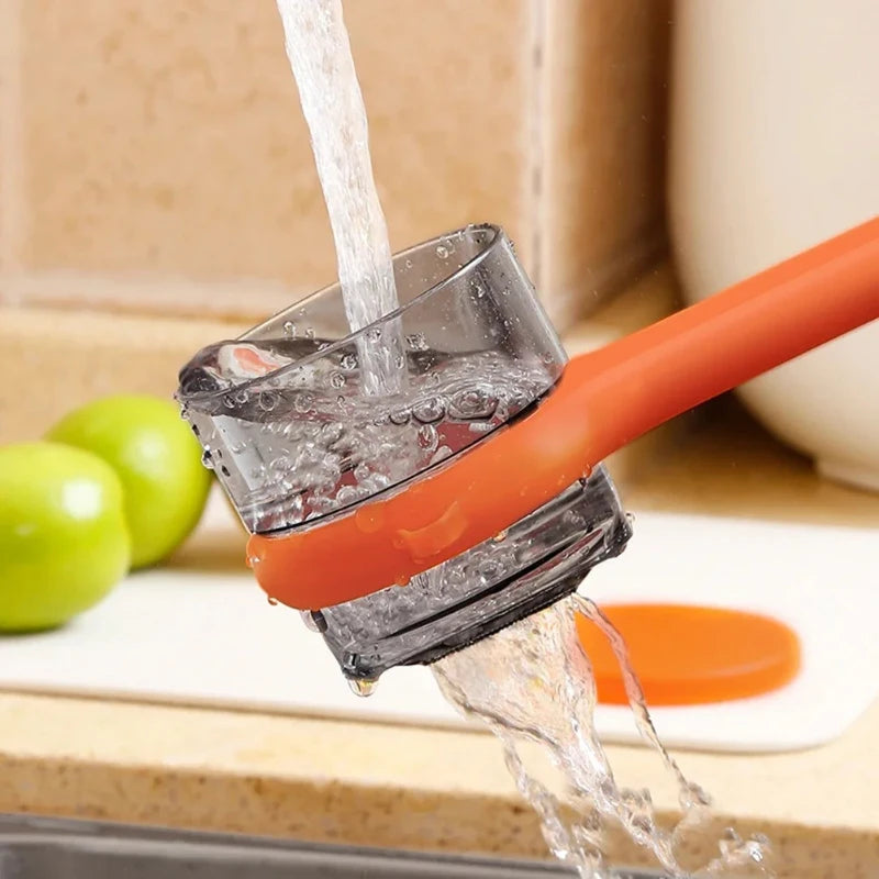 Ergonomic Vegetable Peeler with Non-Slip Grip and Built-In Storage