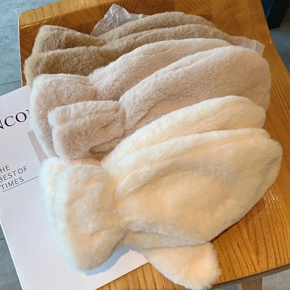 Cozy Fluffy Plush Mittens - Ultra-Warm Winter Gloves