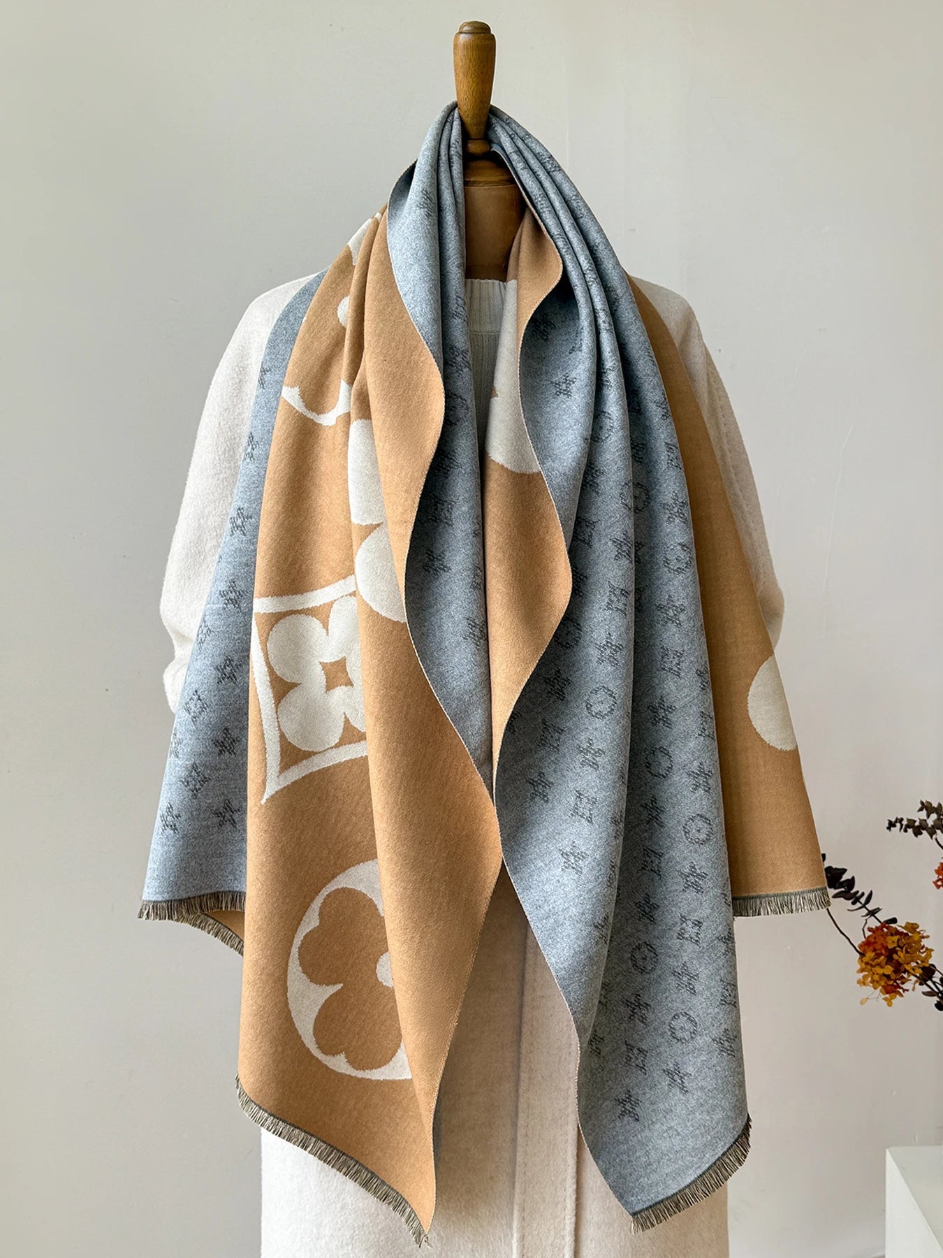 Luxurious Faux Cashmere Winter Scarf & Neck Warmer