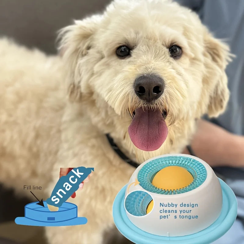 Slow-Feed Lick Mat for Cats & Dogs – Stimulating, Mess-Free Treat Time