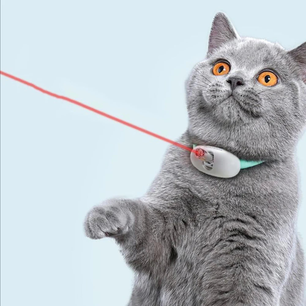Rechargeable Interactive Laser Cat Collar with USB Charging
