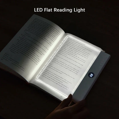 LED Night-Vision Flat-Panel Reading Light - Slim, Ultra-Bright Desk Lamp for Comfortable Reading