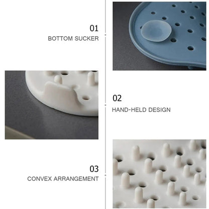 Anti-Blocking Spiral Hair Catcher for Shower Drain