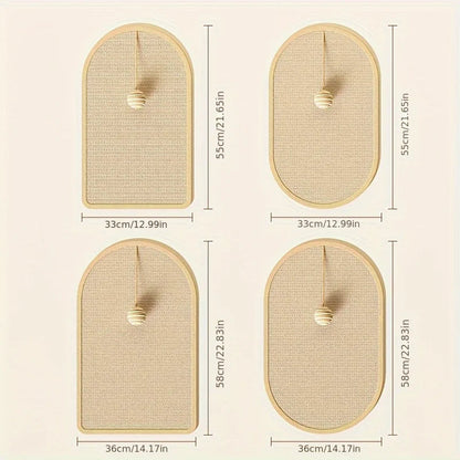 Sisal 3-in-1 Wall-Mounted Cat Scratch Pad