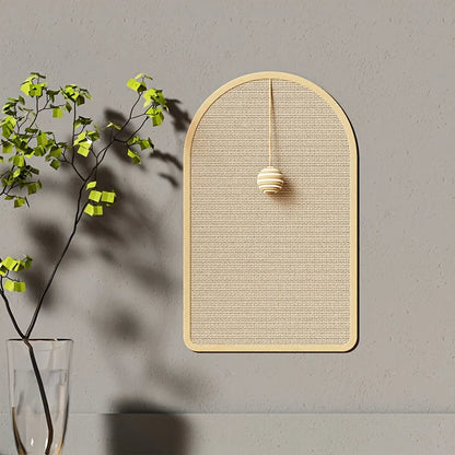 Sisal 3-in-1 Wall-Mounted Cat Scratch Pad