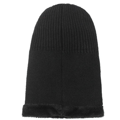 Cozy Knit Beanie Balaclava with Visor
