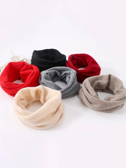 Cozy Merino Wool Face Mask & Winter Scarf Set — Soft, Warm & Breathable
