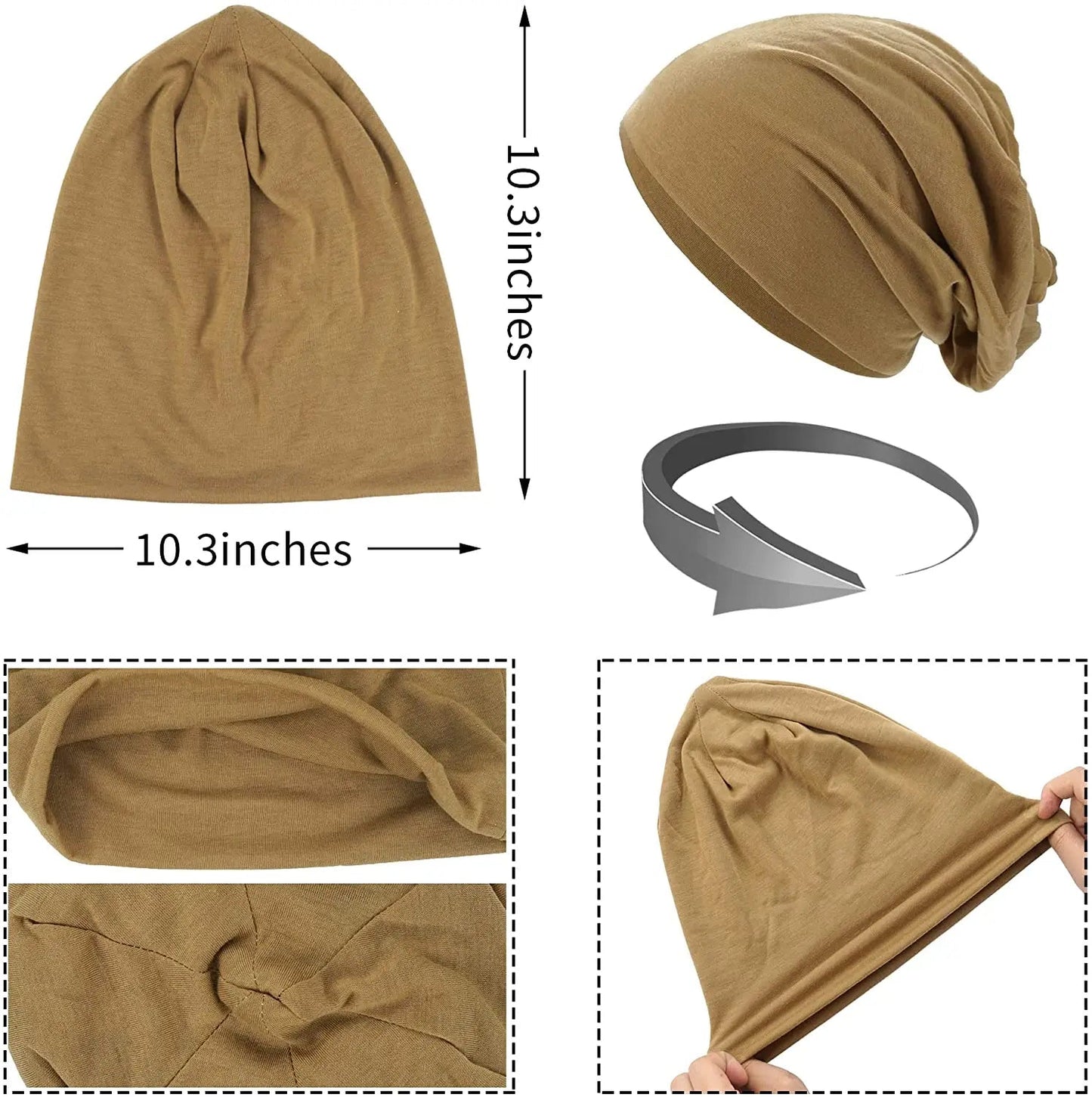 Cozy Slouch Beanie Hat - Soft Knit Cap for Everyday Warmth