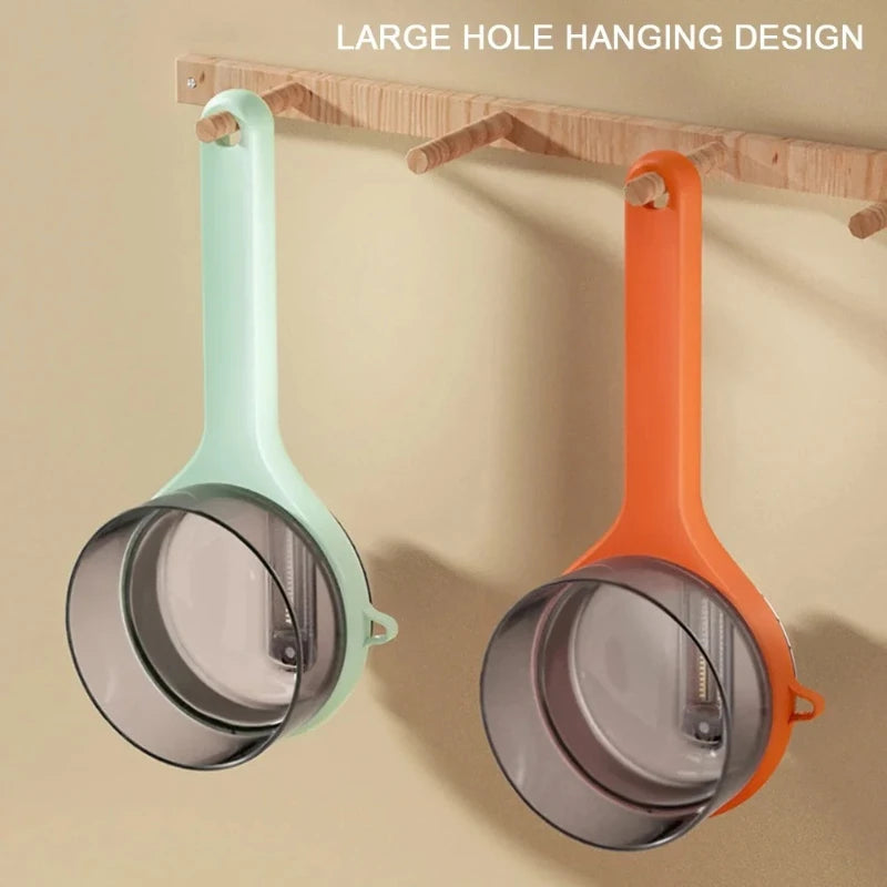 Ergonomic Vegetable Peeler with Non-Slip Grip and Built-In Storage