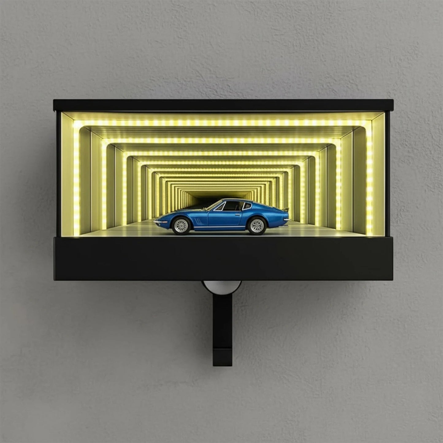 Infinity LED 3D-Printed Car Key Holder - Illuminated Key Organizer