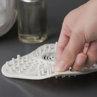 Anti-Blocking Spiral Hair Catcher for Shower Drain