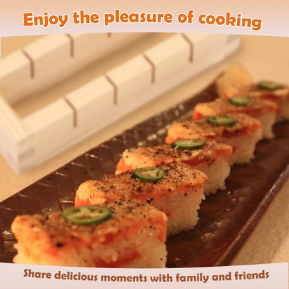 Premium Handcrafted Wooden Sushi Maker Press Mold for Perfect Rolls