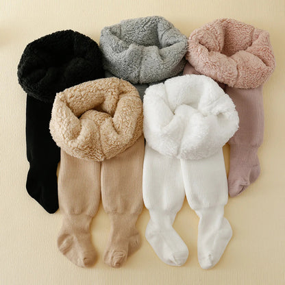 Kids' Cozy Fleece-Lined Winter Leggings