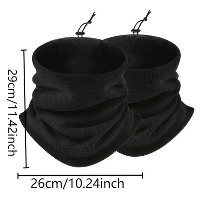 Cozy Fleece Balaclava Mask with Built-In Neck Warmer