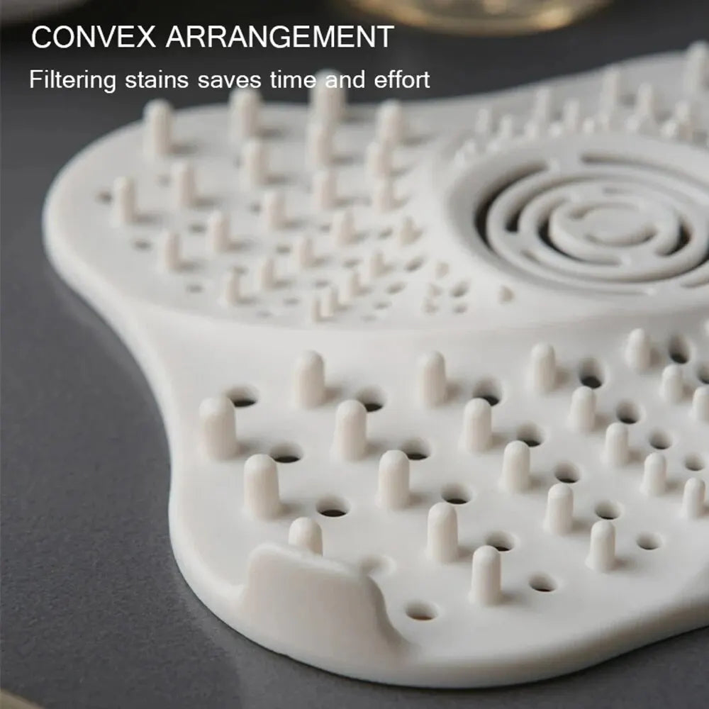 Anti-Blocking Spiral Hair Catcher for Shower Drain
