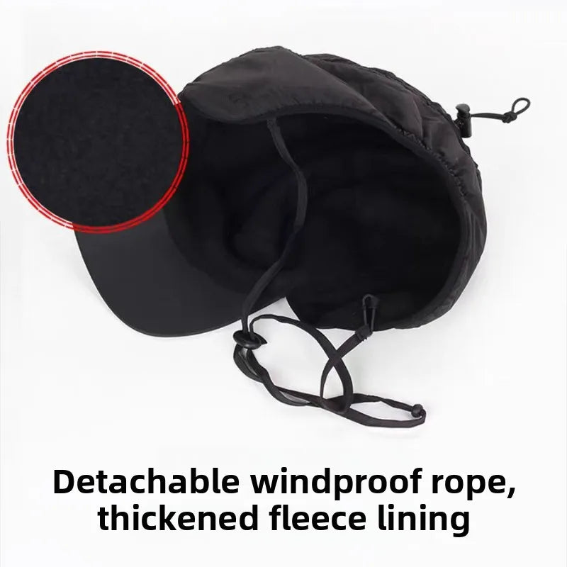 Cozy Winter Bomber Hat with Plush Ear Flaps