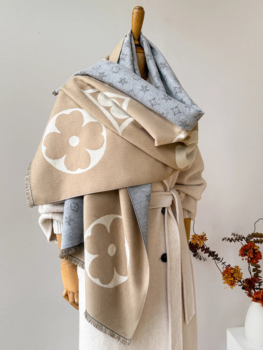 Luxurious Faux Cashmere Winter Scarf & Neck Warmer