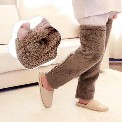 Ultra-Soft Fuzzy Thigh-High Warm Socks